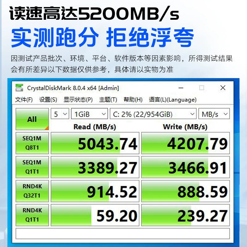 PCIE4.0 nvme протокол M.2 интерфейс 2280 твердотельный диск SSD