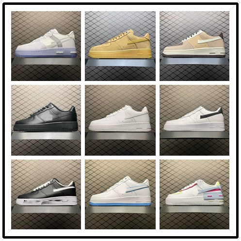 Putian Le Taotao Чистая оригинальная Air Force One Чистая белая низкая банда маленькая белая обувь женская пара обувь AF1 мужская спортивная обувь