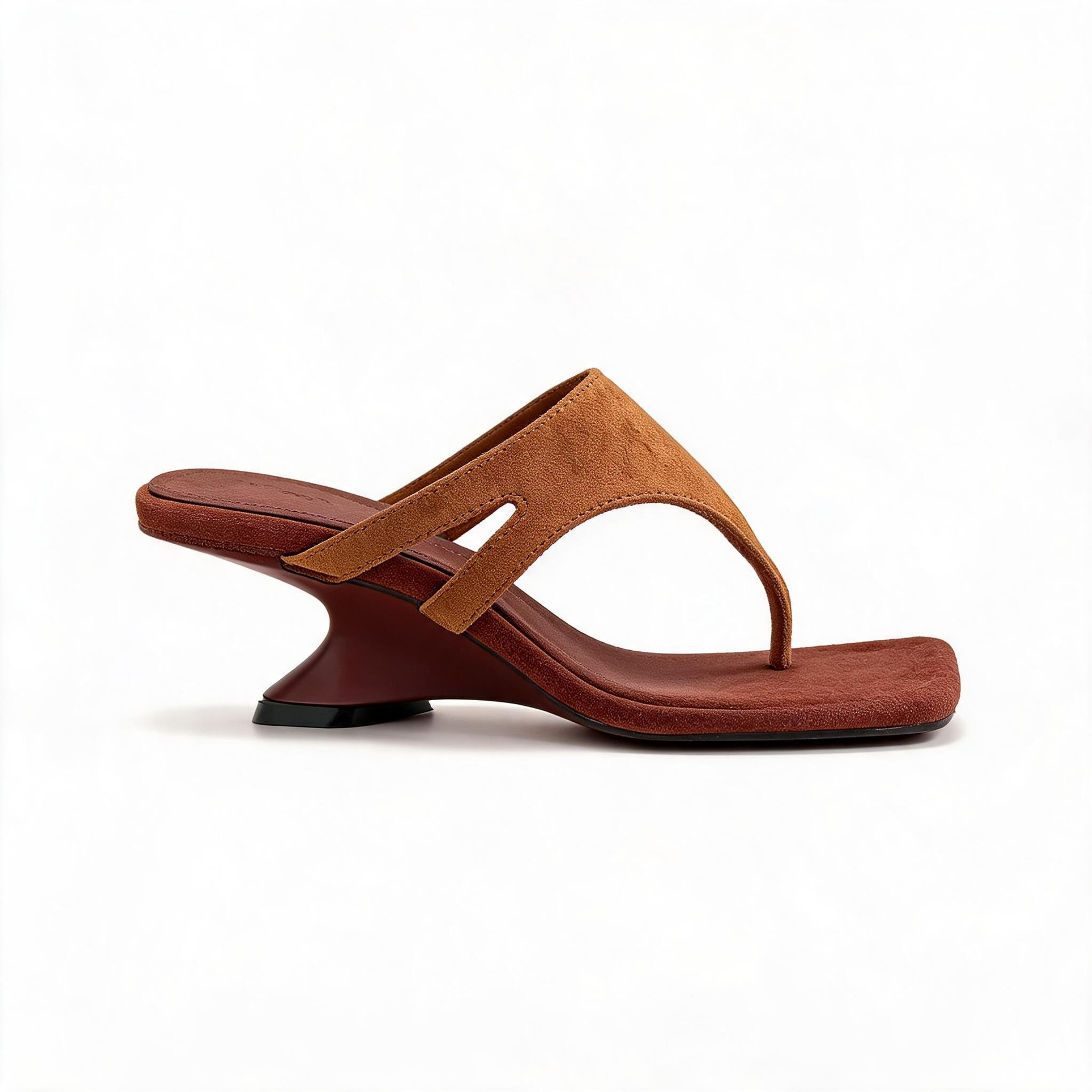 Nuevas zapatillas de verano para mujeres, zapatillas de playa casuales, zapatillas antideslizantes, tacones gruesos, moda versátil