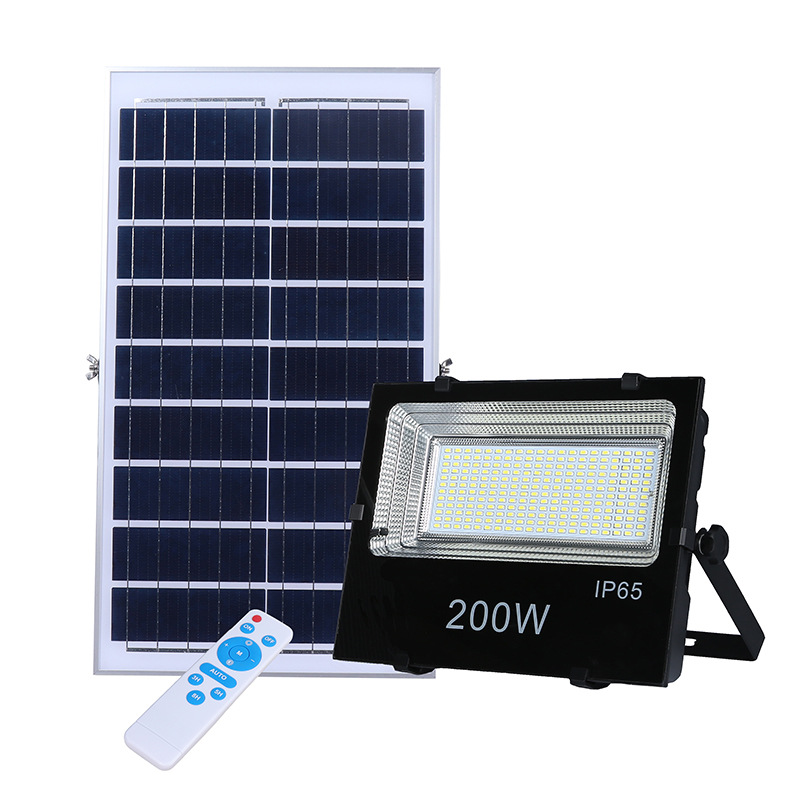 新款太陽能庭院別墅投光燈遙控投光燈工廠直供源頭廠家出貨快