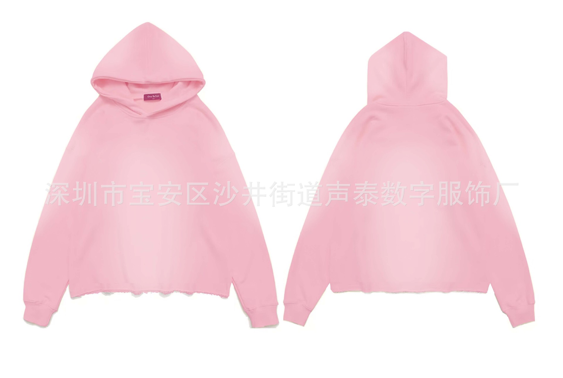 스프레이 말리우 스웨트셔츠-핑크