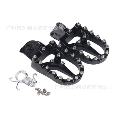 Suitable for Ktm/Exc/Sxf/Sx/Xc Husqvarna Tc/Te/Fe/Fc Modified Pedal Anti-Slip Pedals (Motorcycle pedals) - black