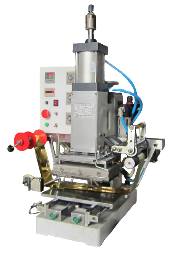 青岛厂家 WT-73 桌面式气动烫金机 皮革纸质木头塑料烫金烙印机