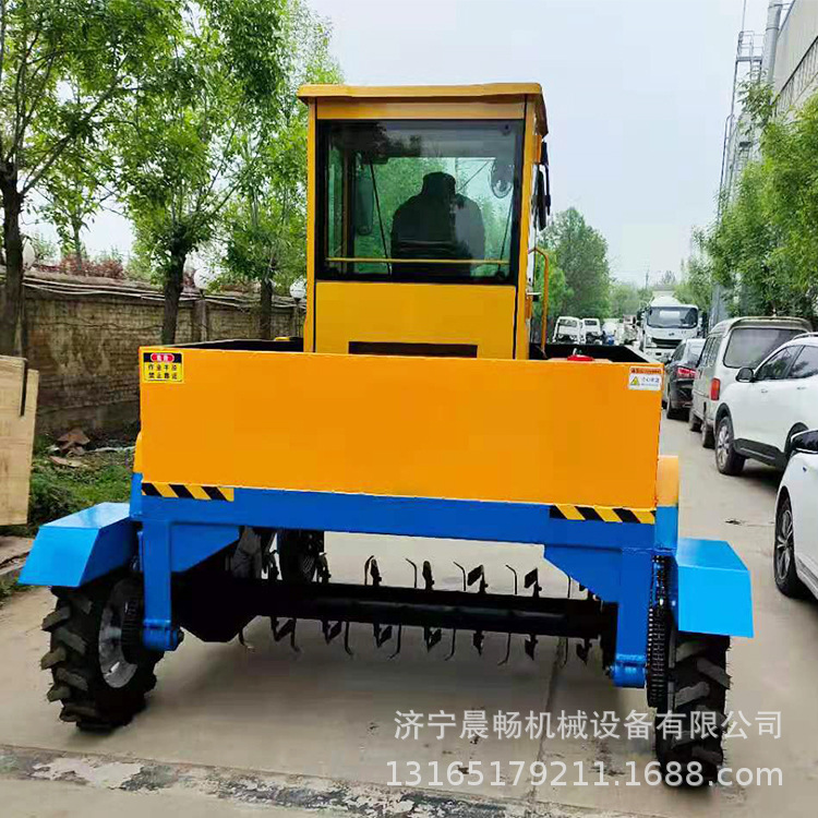 现货有机肥料翻抛机 2600型畜牧养殖粪便发酵翻堆机厂家