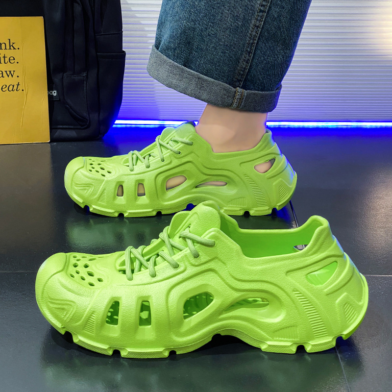 Amazon Summer EVA zapatos de conducción sandalias ligeras transpirables zapatos de playa de suela gruesa con sensación de mierda zapatos de hombre con suela suave