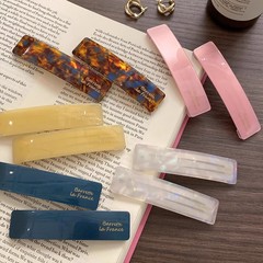 2つのシンプルな組み合わせのヘアピンのサイドの女性2025の新型の気質の前髪の前髪は春夏bbクリップを挟みます。