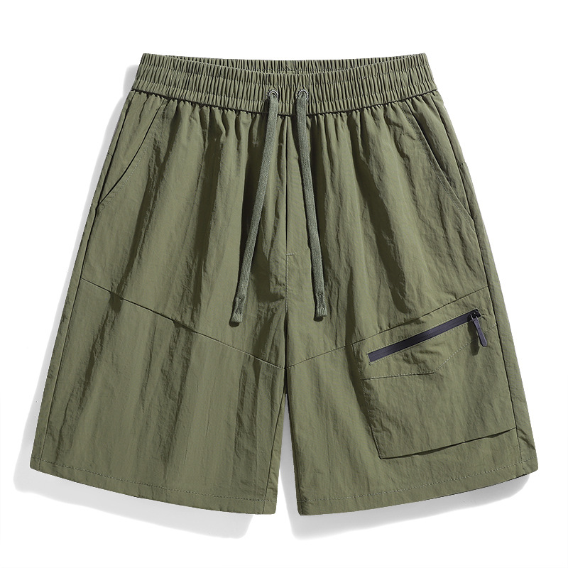 Transfronterizo de verano grande nuevo tipo de pantalones cortos de trabajo pantalones de cinco puntos estadounidenses pantalones deportivos casuales sueltos para hombres transporte rápido y seco