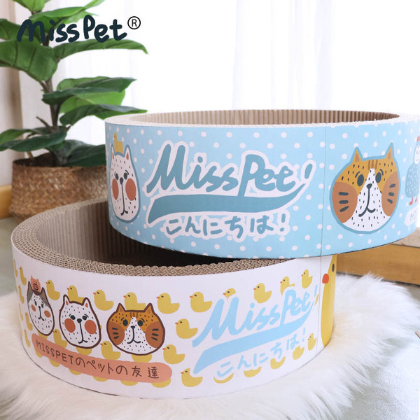 MISSPET cartoon cat grabbing bowl -type cat nest cat toy corrugated…