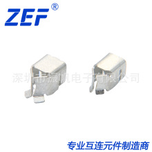 LED连接器 金属卡线端子 灯条灯管卡线夹 线夹 照明连接贴片端子