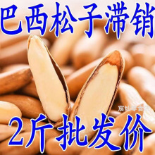 巴西松子手剥长粒含罐新货2025特产大颗粒零食阿富汗坚果