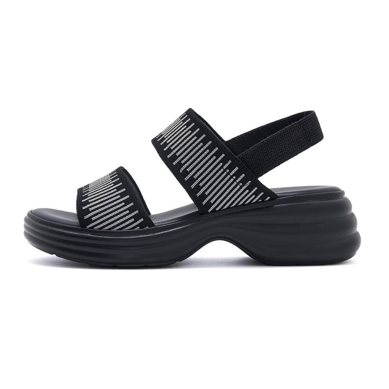 Dép sandal nữ đế dày quai chữ V mùa hè chống trượt — Màu đen, Màu xám, Màu mơ chi tiết 28