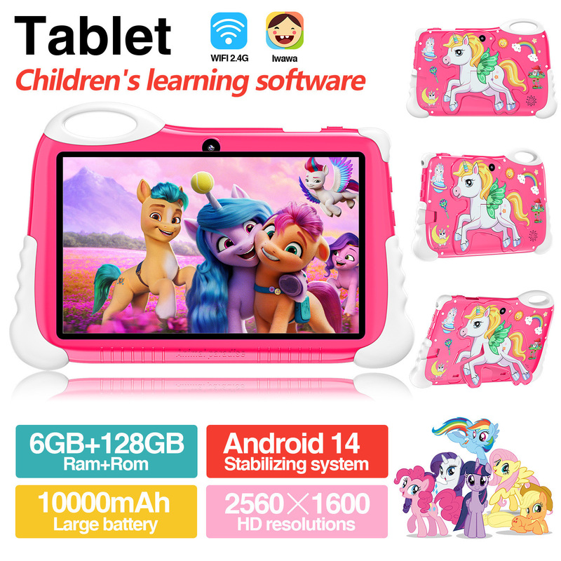 C7 inch intelligent game machine factory wholesale children's tutor tablet computer 6 128GWIFI global language