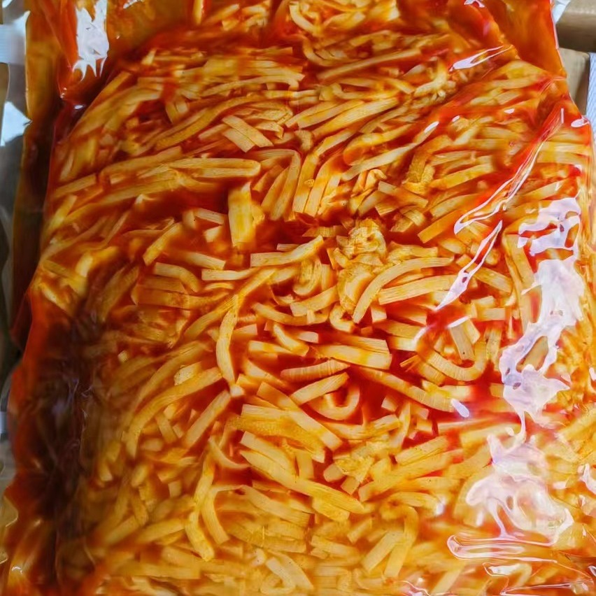 广西红油酸笋柳州螺蛳粉专用酸笋正宗本地袋装笋丝5斤工厂直发包