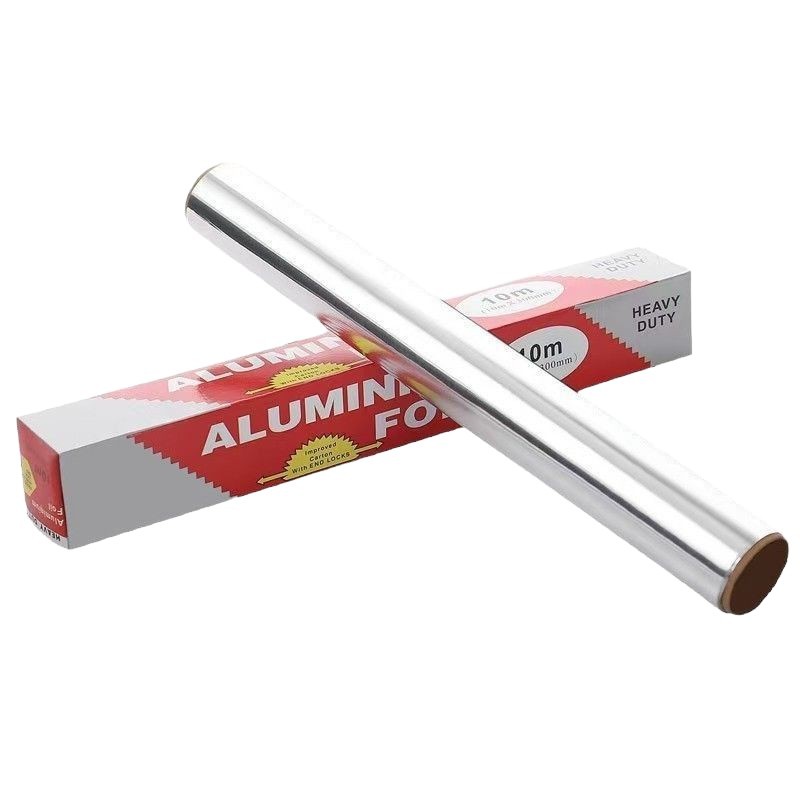 Papel de aluminio espeso desechable para horno especial de papel de aluminio para barbacoa de grado alimenticio para rodillos de horneado espeso al por mayor