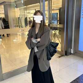 EEW*N   不撞款的“撕边西装” 中长款 无垫肩的