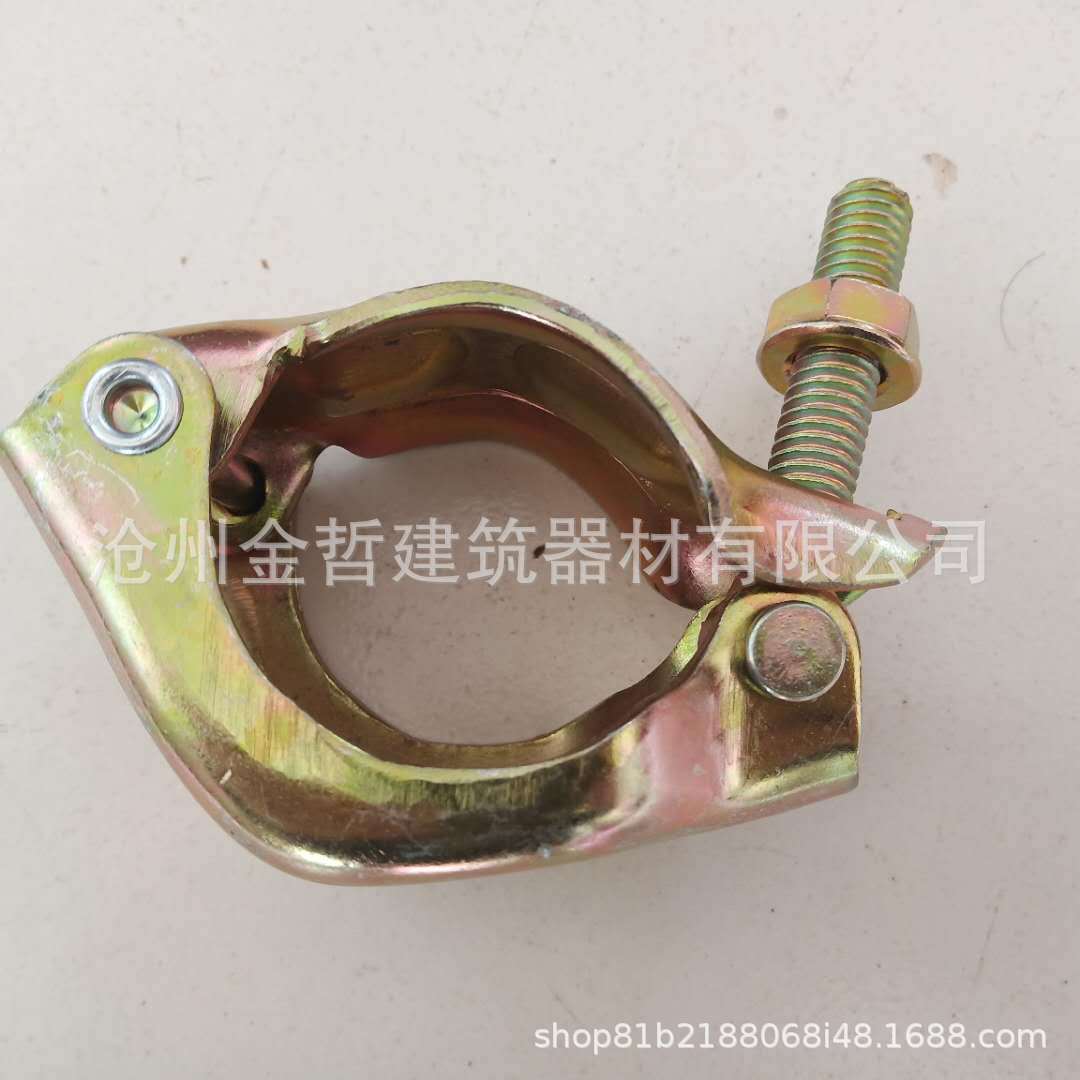 现货批发建筑用脚手架十字扣件 日式扣件 外接紧固件韩式管扣配件