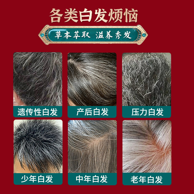 国薬大健康サイノ方黒霊芝何首烏シャンプー白髪から黒髪烏髪シャンプー卸売り|undefined