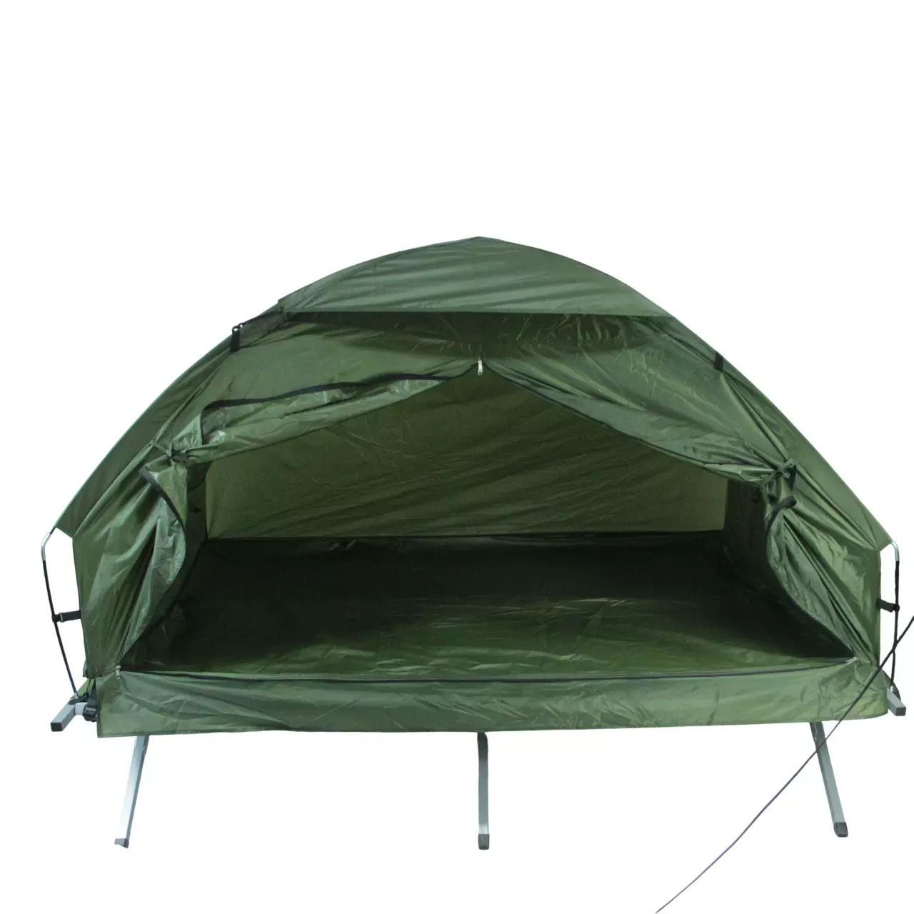 跨境户外便携式折叠床帐篷钓鱼防雨单人可折叠露营过夜防晒帐篷