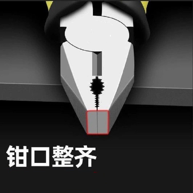 Alicates de alambre de boca puntiaguda/alicates diagonales electricista 6/8-pulgadas de ahorro de mano de trabajo alicates Tiger alicates industriales multifuncionales herramientas