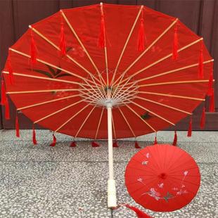 Tassel Umbrella Performance Props, Ancient Style Performance Cheongsam Craft Umbrella, Square Dance Umbrella, Dance Umbrella Decoration, Classical Dance Garden