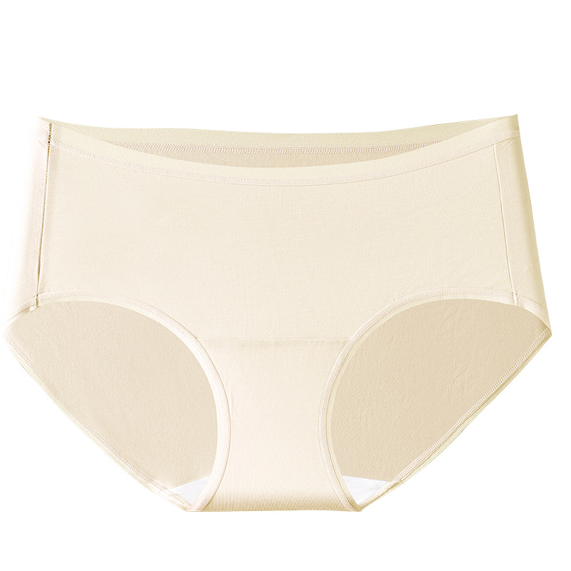 60 modales entrepierna polilactico simple de glúteas de damas 10A antibacterianos sin marca de pantalones de cintura