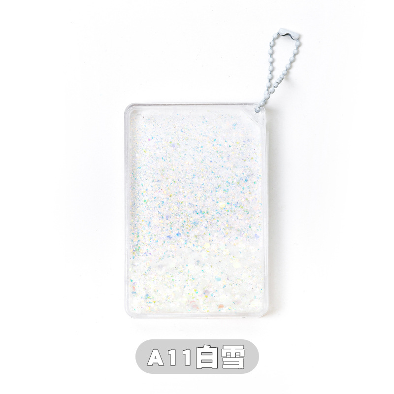 Quicksand Goo tarjeta ladrillo acrílico Mahjong cubo de hielo niños niña decoración especial Tarjeta de evaluación transparente Placa de ladrillo novias tía tarjeta