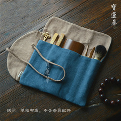復古棉麻茶道具包 茶道配件布包 茶收納布包茶具包茶道君子包布袋