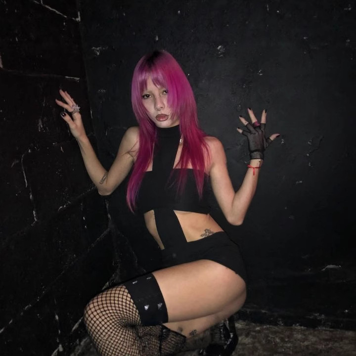 New European and American Trendy Gothic Style Fashion Hot Girl Cross Halterneck Tube Top Slim Vest