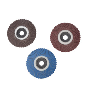 Customized Factory Direct Supply 4inch Calcined Elastic Angle Grinder Louver Blade Grinding Cutting Disc Durable Louver Wheel Wholesa