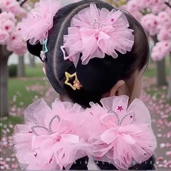 子供の丸子の髪飾り赤ちゃんの髪の神器