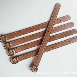 Factory supply stock luggage sling wristband tag pu wrist rope luggage tag small belt