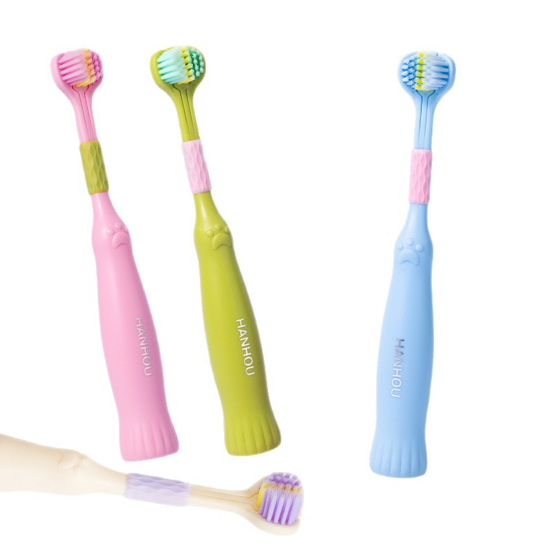 Bock Soft-Bristled Toothbrush for Primary School Students Aged 3, 6 to 12 Years Old, Giant Kidsren, Babies, Infants and Young Kidsren during Teething Period