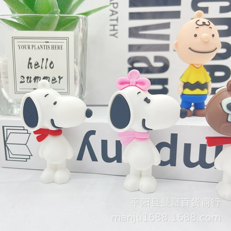 Nuby, мультяшная силиконовая брелок-ключница, ключи автомобиля, симпатичный ремешок, для любимого
