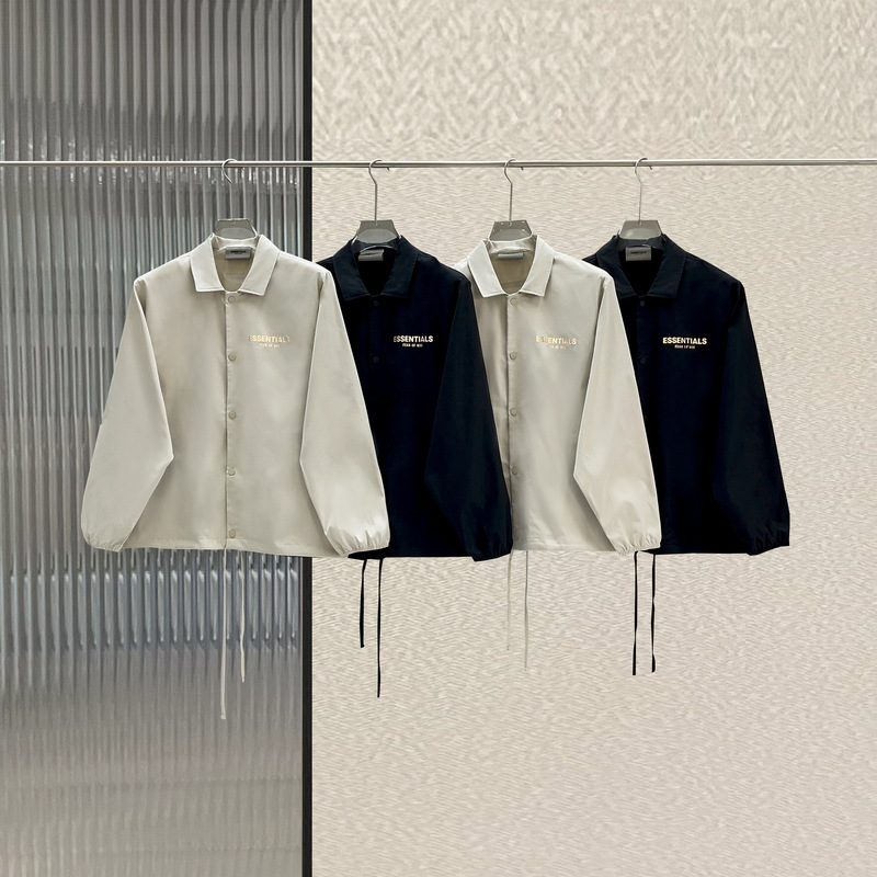 Autumn and Winter New Fog Double-Line Chest Reflective Print Woven Jacket Men's Trendy Brand Wholesale Dropshipping