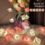 浪漫定制节日玫瑰花彩灯串