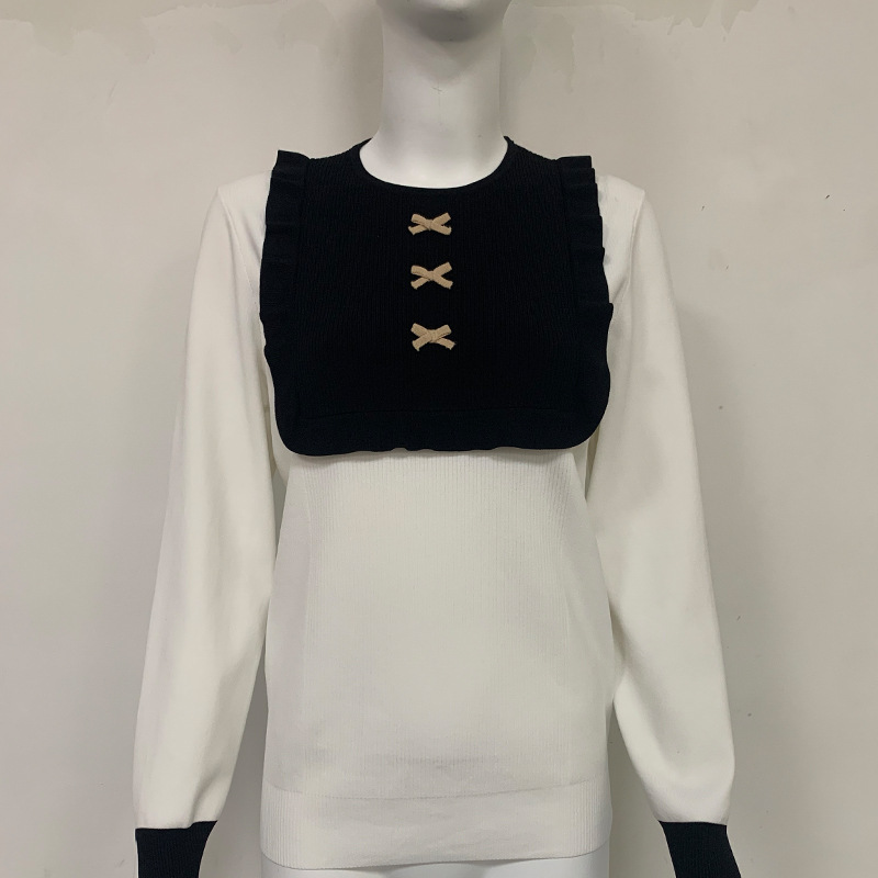 Knitted demi-season sweater