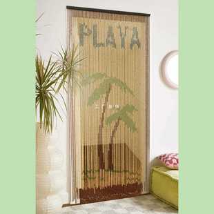 ✅ Bamboo Curtain Bohemian Handmade Door Curtain B&B Bedroom Living Room Bathroom Wall Decoration Partition Tapestry Background