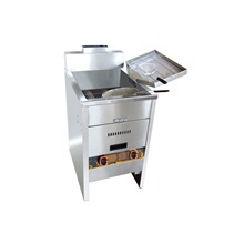 广州汇利ZG-735燃气可控温炸炉油炸锅恒温立式油炸炉