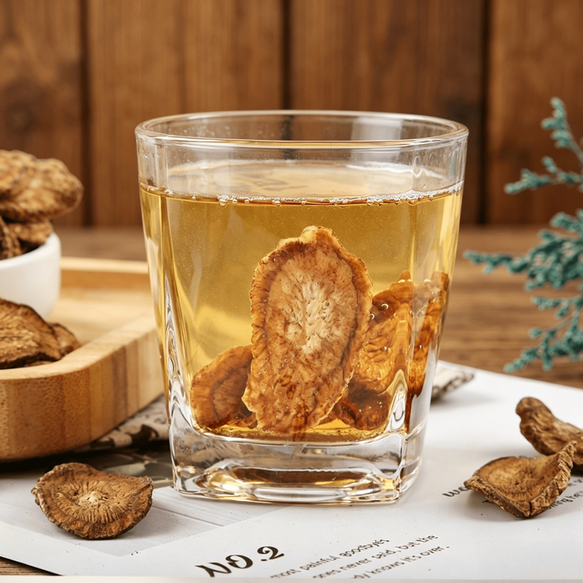 Burdock Root Niu Bang 500g Dried Slices for Herbal Tea and Decoction in use