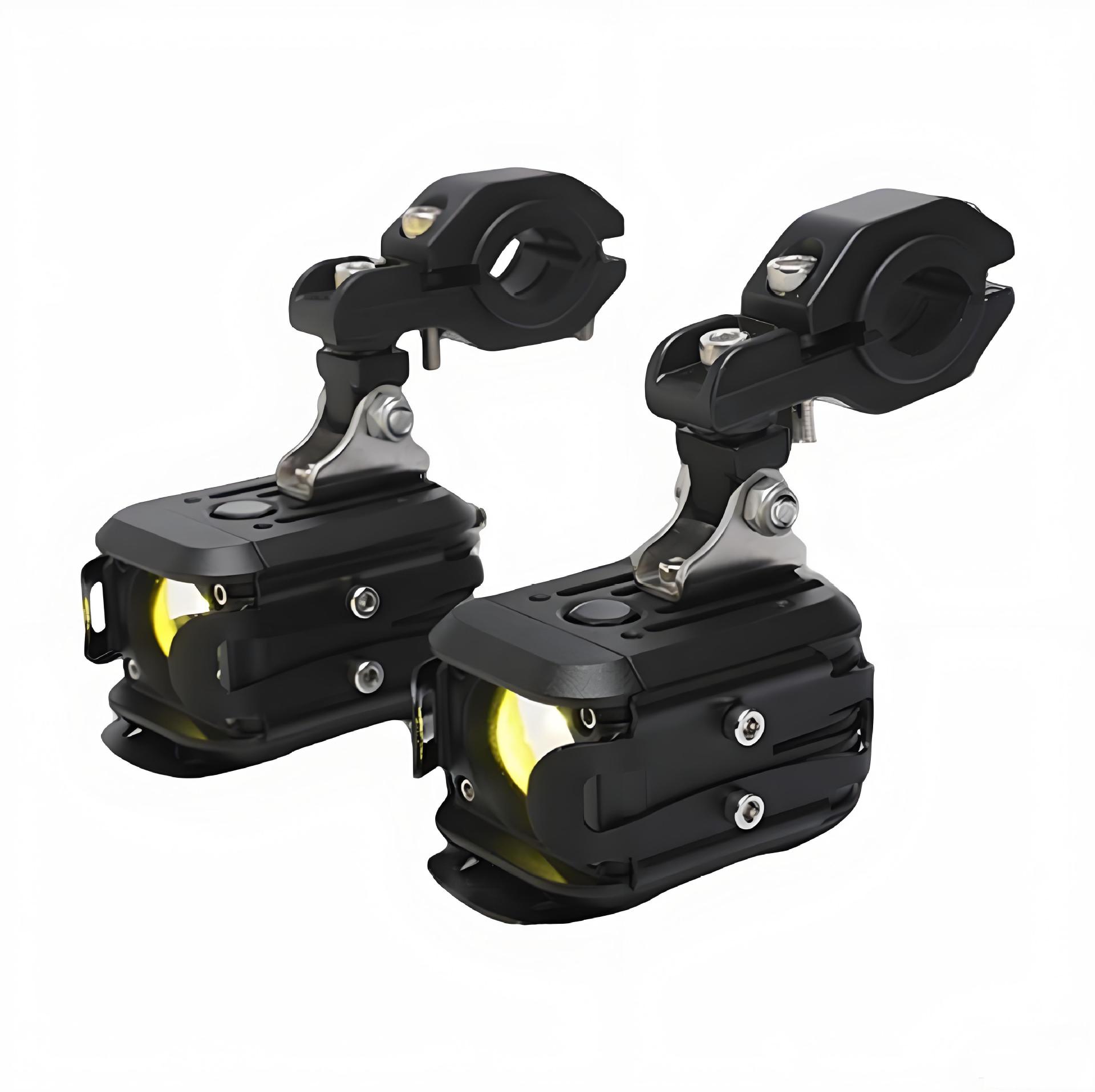 Motuoche Motorcycle Spotlight High Power LED Driving Light (Motorcycle headlights, headlights) - black