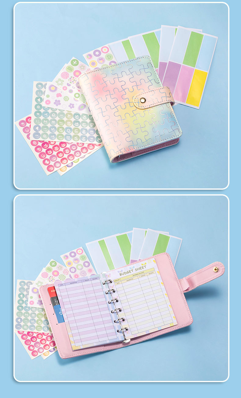 Creative Children's Journal Book Loose-leaf Binder 6-hole A7 Notebook display picture 2