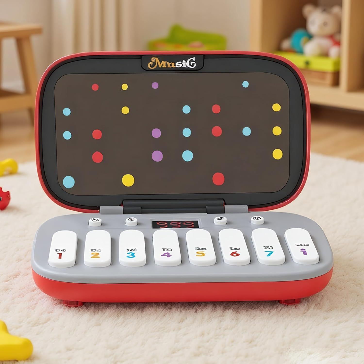 Instrumento musical transfronterizo juguete maestro de ritmo máquina de juego rompecabezas prensa máquina de baile piano juguetes para niños