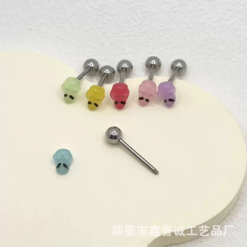 舌钉辣妹ins甜酷舌头替换钉欧美舌环厂家批发外贸人体穿刺饰品