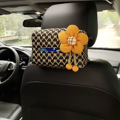 Car tissue box/set Tissue Box, High-End Car - sunflower-tissue-box-excluding-paper-towels