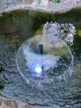 ?批發家用蘑菇小噴泉全套庭院假山池景觀噴泉噴頭迷你循環流水