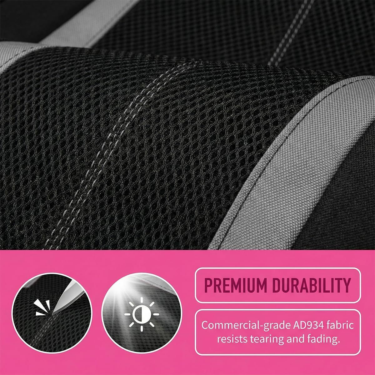 Cross-border foreign trade source factory, all-season universal car seat covers, fabric with double waistline, bestseller on Amazon, Wish, and AliExpress