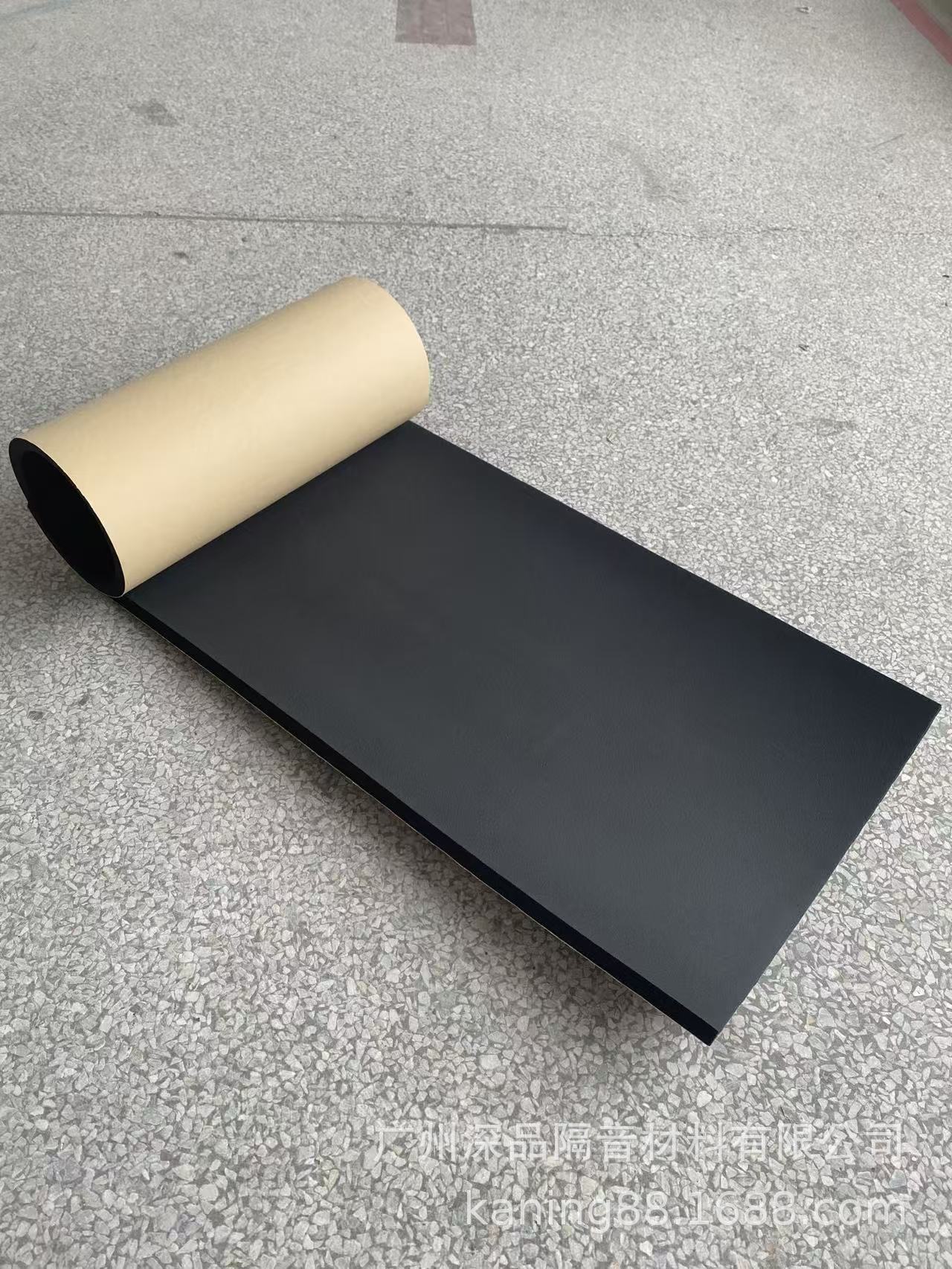 50*100cm black cotton soundproofing cotton, car sound-absorbing cotton, sound-absorbing cotton material with adhesive backing, cross-border customization