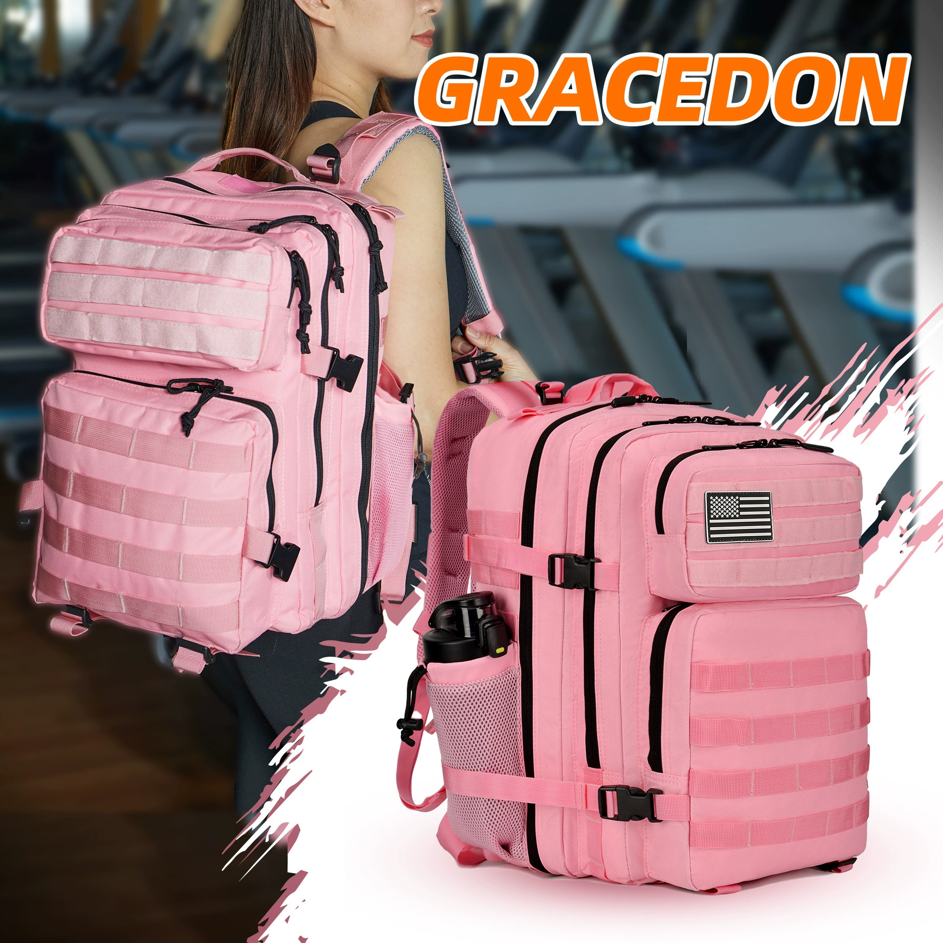 Тактический рюкзак 45л, штурмовая сумка Molle, 3-дневная сумка, походный рюкзак на дереве, новый мужской и женский рюкзак, рюкзак