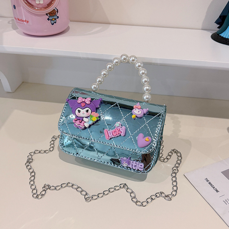 2025 verano nueva bolsa de hombro de viento de fragancia para mujeres espejo para niños extranjero bolsa de combinación Aisha pequeña princesa bolsa de mochila