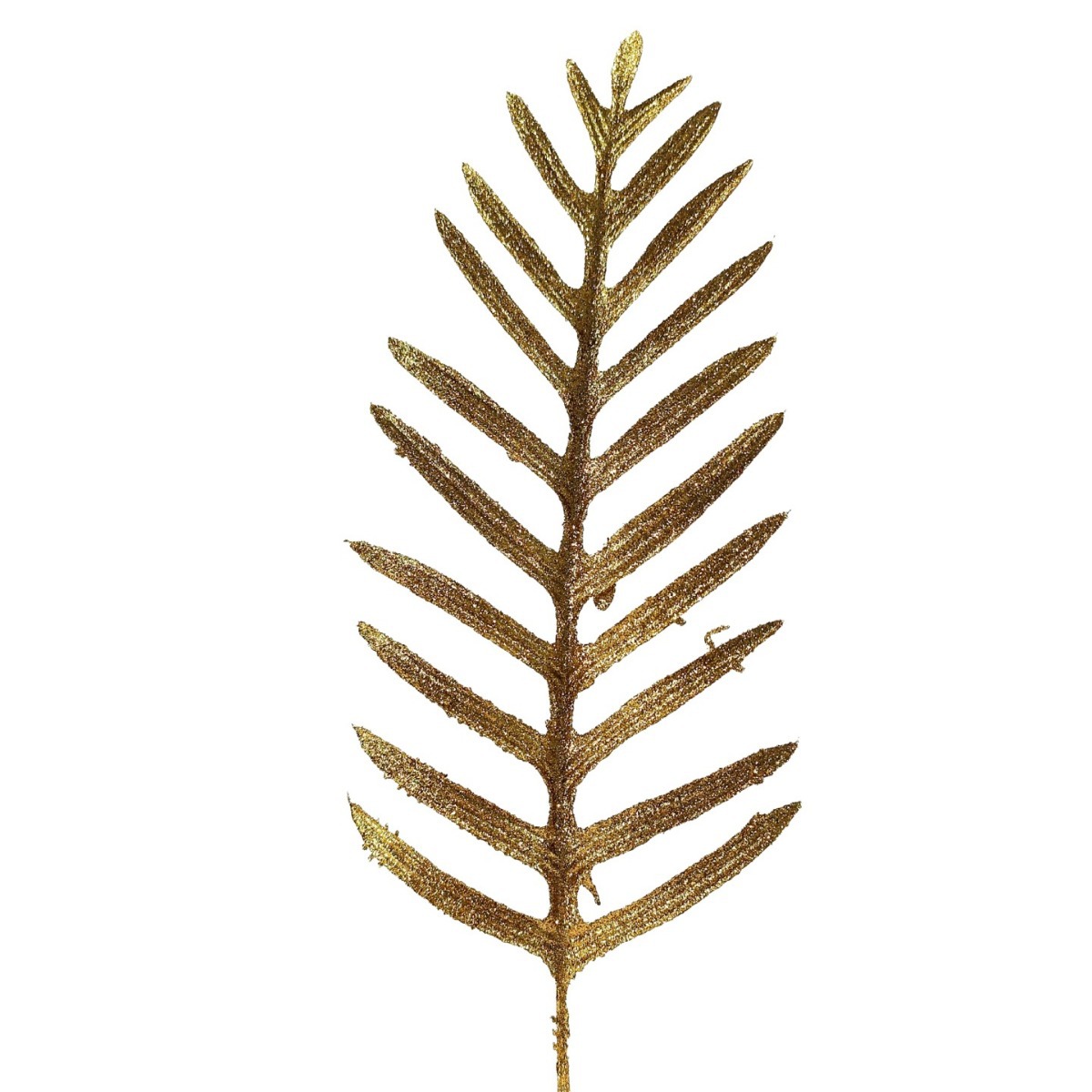 Nuevas hojas de polvo de oro transfronterizas de 43cm decoración de Navidad decoración para el hogar artículos de Navidad hojas de polvo de oro